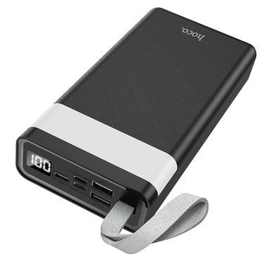 Hoco J73 Fast Charging Power Bank 30000mAh with Desk Lamp light - Black